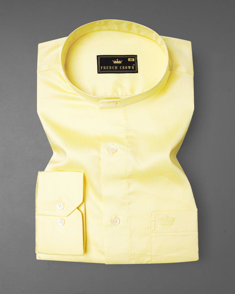 Oasis Yellow Premium Tencel Shirt