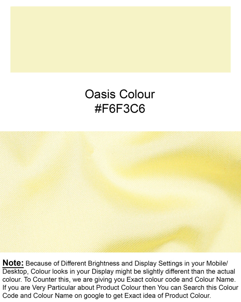 Oasis Yellow Premium Tencel Shirt