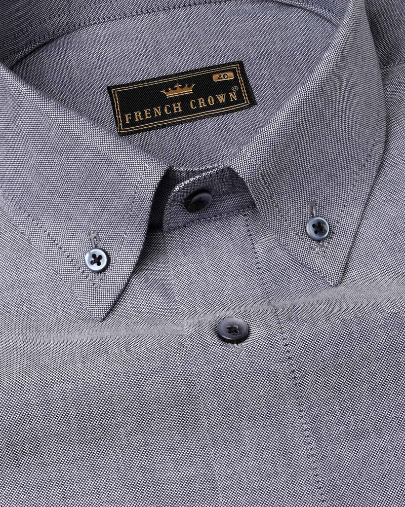 Amethyst Smoke Gray Royal Oxford Shirt