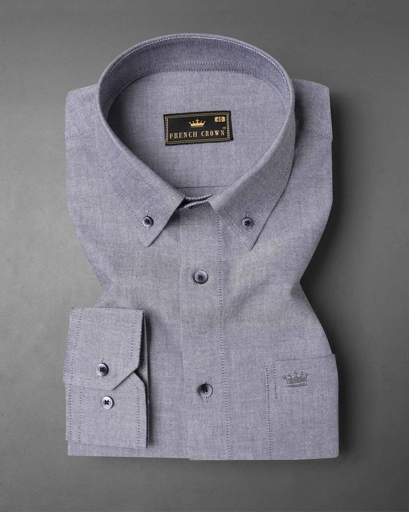 Amethyst Smoke Gray Royal Oxford Shirt