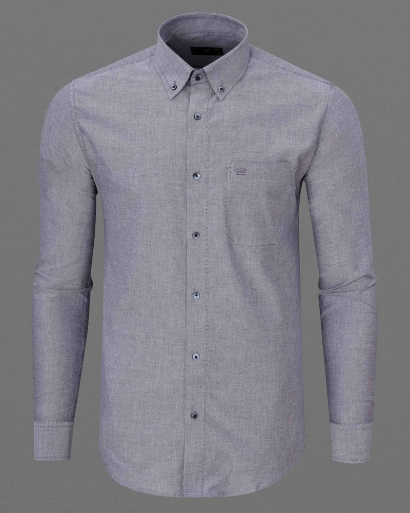 Amethyst Smoke Gray Royal Oxford Shirt