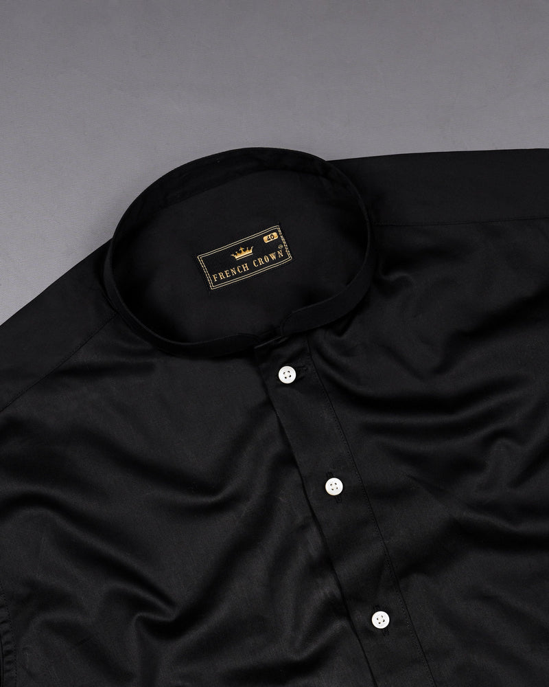 Jade Black Super Soft Premium Cotton Designer Shirt