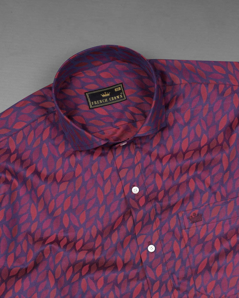 Voodoo Purple with Apple Blossom Red Jacquard Textured Premium Giza Cotton Shirt  7461-CA-38, 7461-CA-H-38, 7461-CA-39, 7461-CA-H-39, 7461-CA-40, 7461-CA-H-40, 7461-CA-42, 7461-CA-H-42, 7461-CA-44, 7461-CA-H-44, 7461-CA-46, 7461-CA-H-46, 7461-CA-48, 7461-CA-H-48, 7461-CA-50, 7461-CA-H-50, 7461-CA-52, 7461-CA-H-52