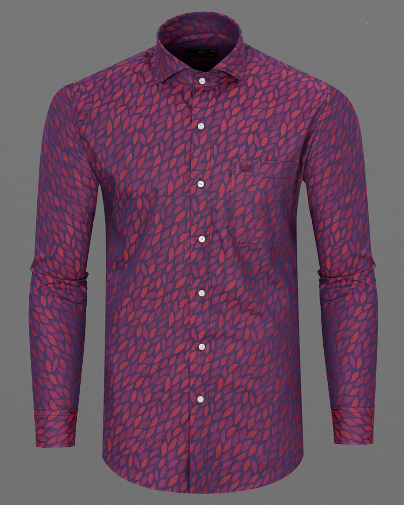 Voodoo Purple with Apple Blossom Red Jacquard Textured Premium Giza Cotton Shirt  7461-CA-38, 7461-CA-H-38, 7461-CA-39, 7461-CA-H-39, 7461-CA-40, 7461-CA-H-40, 7461-CA-42, 7461-CA-H-42, 7461-CA-44, 7461-CA-H-44, 7461-CA-46, 7461-CA-H-46, 7461-CA-48, 7461-CA-H-48, 7461-CA-50, 7461-CA-H-50, 7461-CA-52, 7461-CA-H-52