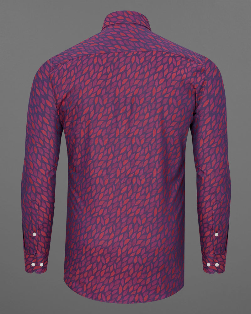 Voodoo Purple with Apple Blossom Red Jacquard Textured Premium Giza Cotton Shirt  7461-CA-38, 7461-CA-H-38, 7461-CA-39, 7461-CA-H-39, 7461-CA-40, 7461-CA-H-40, 7461-CA-42, 7461-CA-H-42, 7461-CA-44, 7461-CA-H-44, 7461-CA-46, 7461-CA-H-46, 7461-CA-48, 7461-CA-H-48, 7461-CA-50, 7461-CA-H-50, 7461-CA-52, 7461-CA-H-52