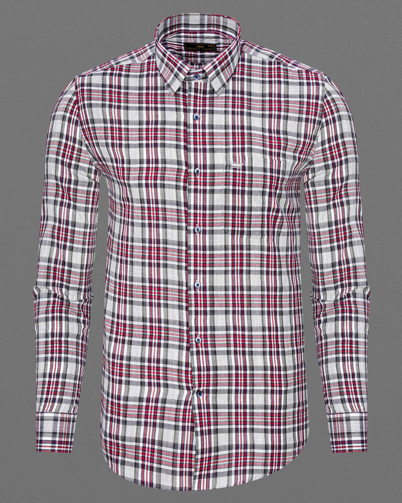 Shiraz Red with Fedora Gray Plaid Premium Cotton Shirt  7463-BLE-38, 7463-BLE-H-38, 7463-BLE-39, 7463-BLE-H-39, 7463-BLE-40, 7463-BLE-H-40, 7463-BLE-42, 7463-BLE-H-42, 7463-BLE-44, 7463-BLE-H-44, 7463-BLE-46, 7463-BLE-H-46, 7463-BLE-48, 7463-BLE-H-48, 7463-BLE-50, 7463-BLE-H-50, 7463-BLE-52, 7463-BLE-H-52