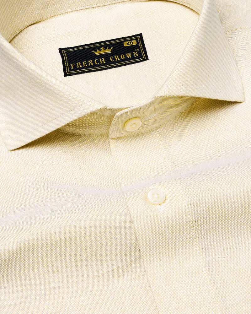 Eggshell Off White Royal Oxford Shirt