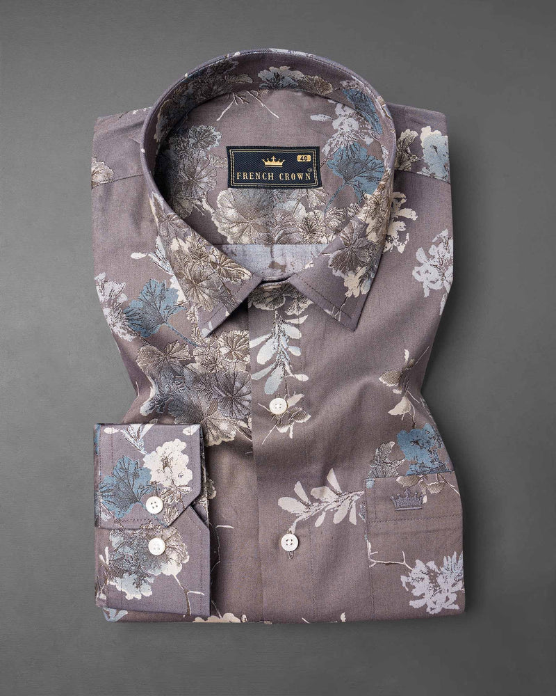 Scorpion Floral Twill Textured Premium Cotton Shirt 7498-38, 7498-H-38, 7498-39, 7498-H-39, 7498-40, 7498-H-40, 7498-42, 7498-H-42, 7498-44, 7498-H-44, 7498-46, 7498-H-46, 7498-48, 7498-H-48, 7498-50, 7498-H-50, 7498-52, 7498-H-52