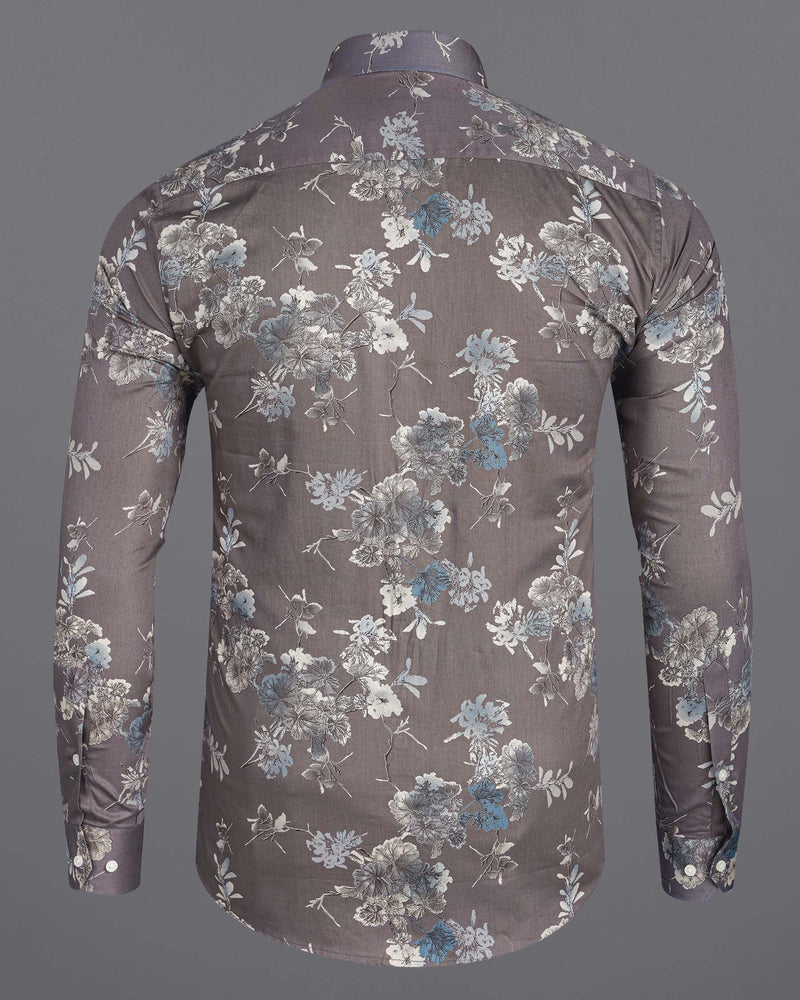 Scorpion Floral Twill Textured Premium Cotton Shirt 7498-38, 7498-H-38, 7498-39, 7498-H-39, 7498-40, 7498-H-40, 7498-42, 7498-H-42, 7498-44, 7498-H-44, 7498-46, 7498-H-46, 7498-48, 7498-H-48, 7498-50, 7498-H-50, 7498-52, 7498-H-52