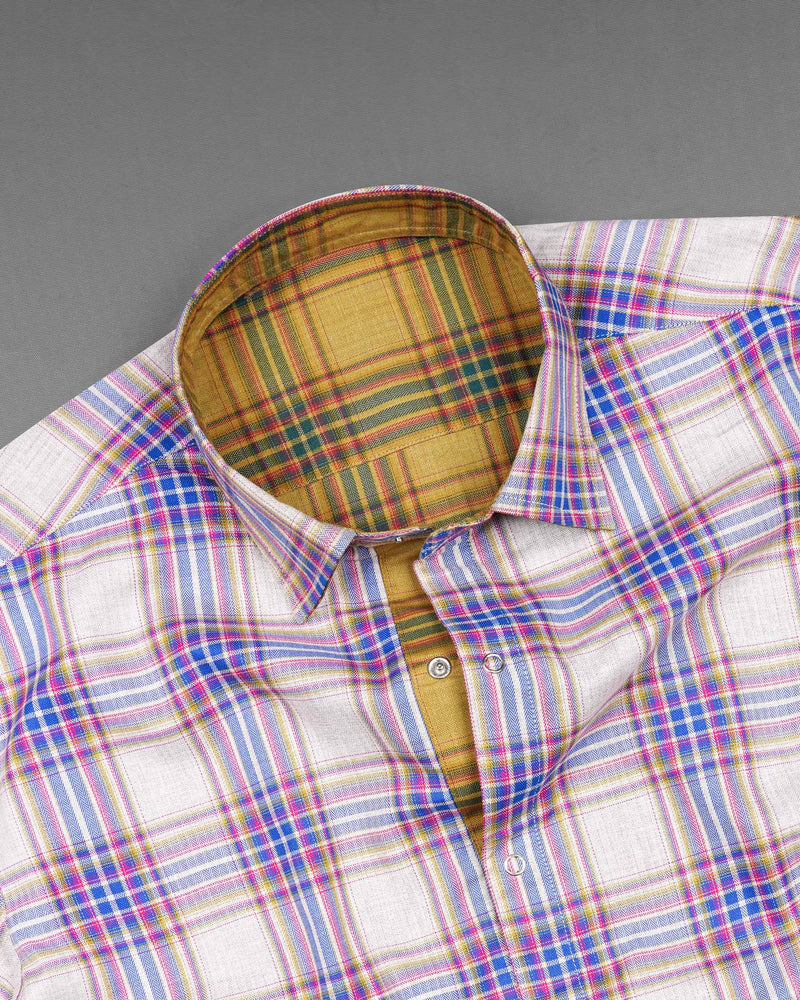 Taco Brown Plaid and Gainsboro Plaid Herringbone Reversible Shirt 7540-38,7540-38,7540-39,7540-39,7540-40,7540-40,7540-42,7540-42,7540-44,7540-44,7540-46,7540-46,7540-48,7540-48,7540-50,7540-50,7540-52,7540-52