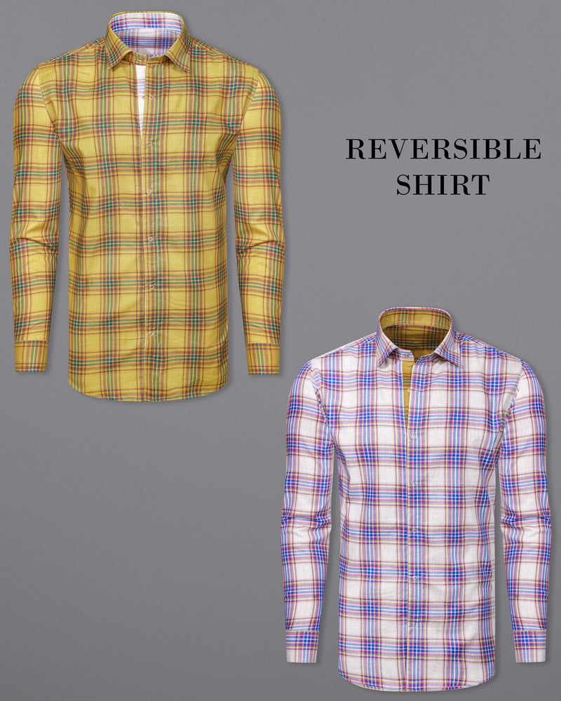 Taco Brown Plaid and Gainsboro Plaid Herringbone Reversible Shirt 7540-38,7540-38,7540-39,7540-39,7540-40,7540-40,7540-42,7540-42,7540-44,7540-44,7540-46,7540-46,7540-48,7540-48,7540-50,7540-50,7540-52,7540-52