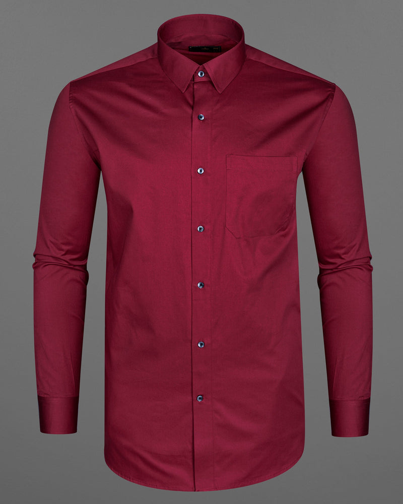 Paprika Red Super Soft Premium Cotton Short Sleeves Shirt