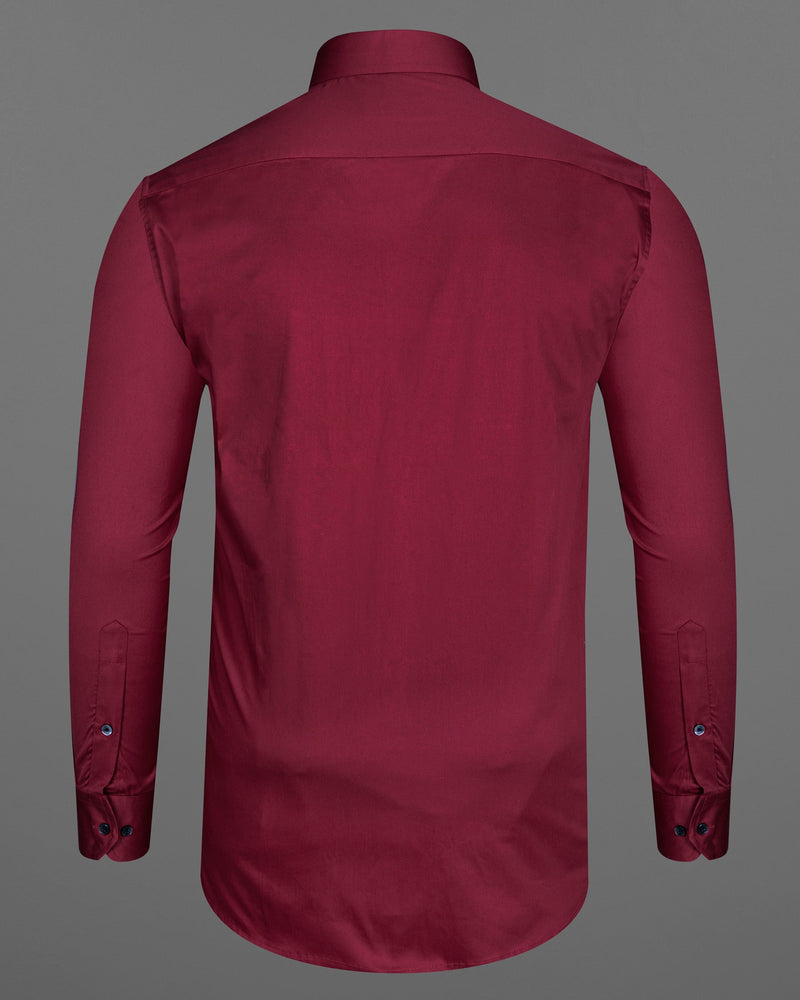 Paprika Red Super Soft Premium Cotton Short Sleeves Shirt