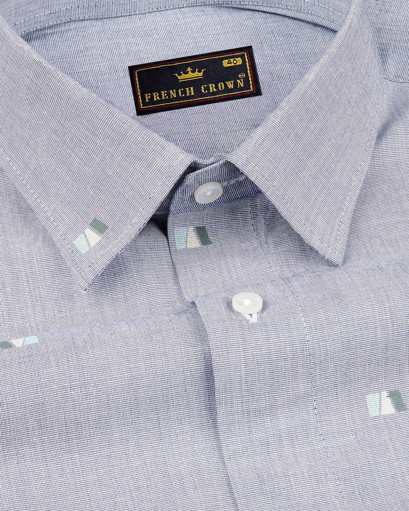 Mantle Light Green with Moonraker Blue 3D Textured Chambray Shirt 7584-38,7584-38,7584-39,7584-39,7584-40,7584-40,7584-42,7584-42,7584-44,7584-44,7584-46,7584-46,7584-48,7584-48,7584-50,7584-50,7584-52,7584-52