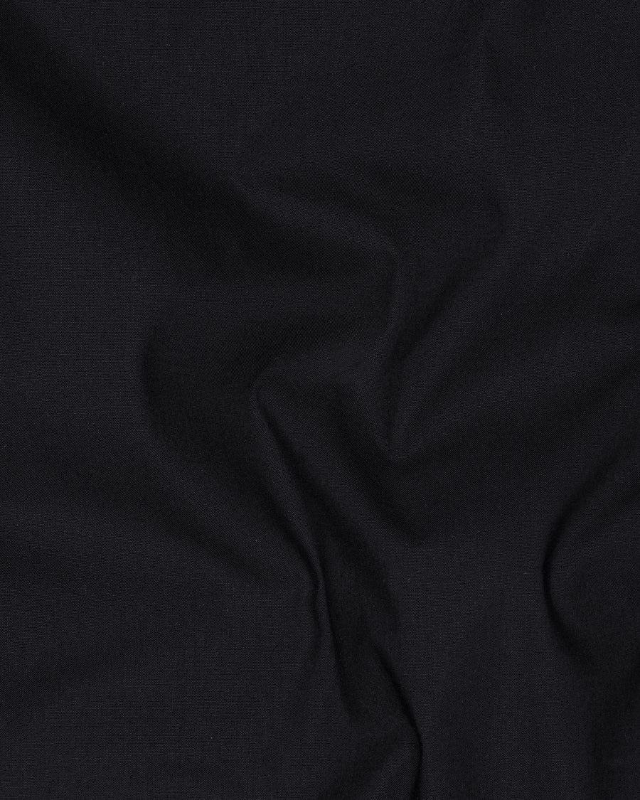 Jade Black Premium Cotton Kurta Shirt