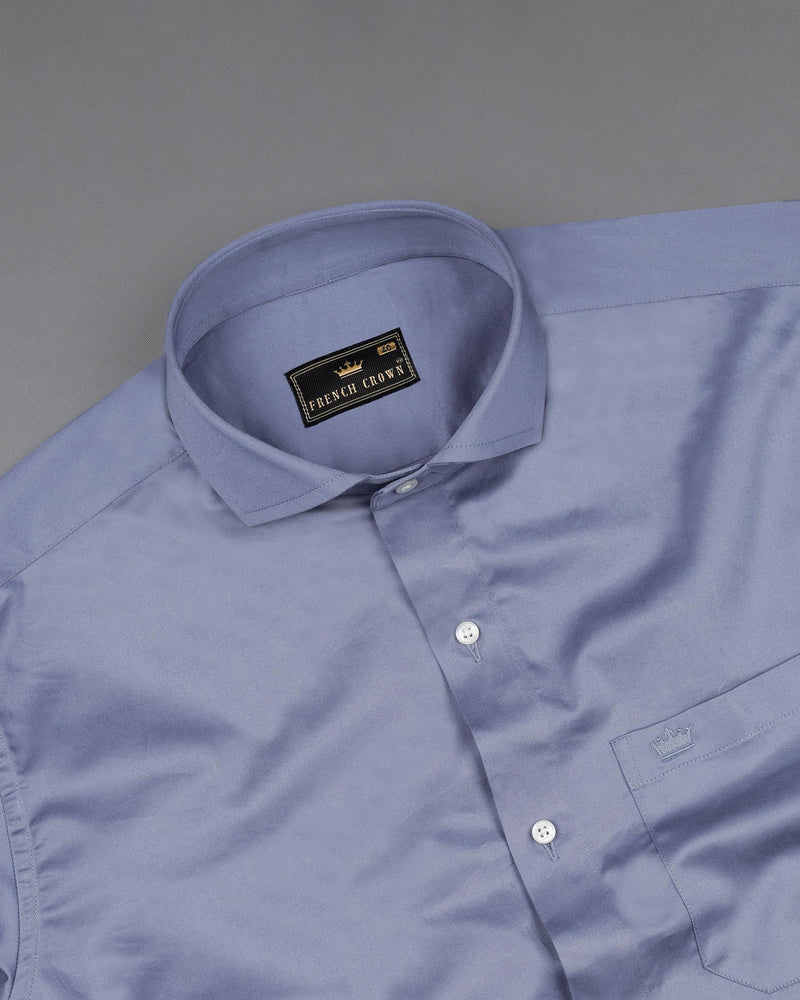 Oslo Blue Super Soft Premium Cotton Shirt