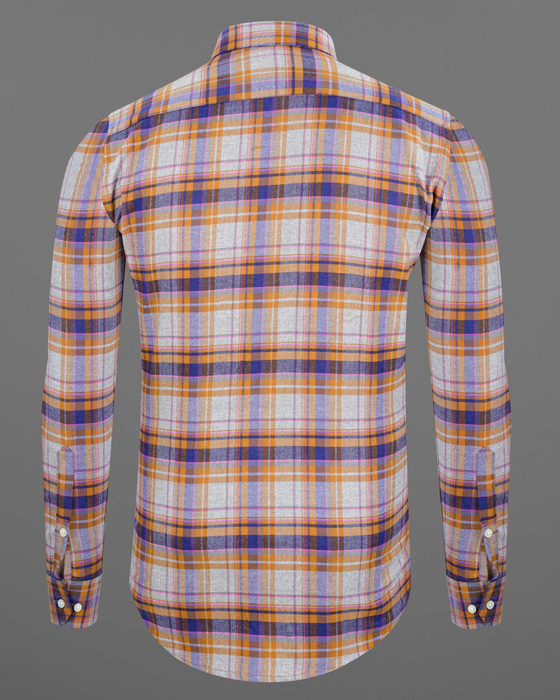 Wisteria Gray with Raw Sienna Plaid Herringbone Shirt 7636-BD-38,7636-BD-38,7636-BD-39,7636-BD-39,7636-BD-40,7636-BD-40,7636-BD-42,7636-BD-42,7636-BD-44,7636-BD-44,7636-BD-46,7636-BD-46,7636-BD-48,7636-BD-48,7636-BD-50,7636-BD-50,7636-BD-52,7636-BD-52