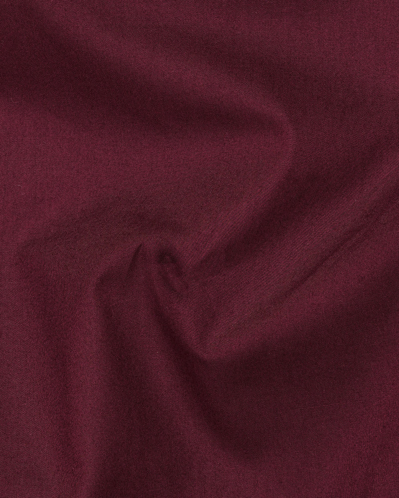 Bordeaux Wine Premium Cotton Shirt