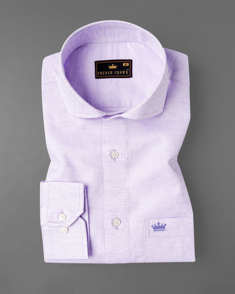 Light Violet Luxurious Linen Shirt 7674-CA-38,7674-CA-38,7674-CA-39,7674-CA-39,7674-CA-40,7674-CA-40,7674-CA-42,7674-CA-42,7674-CA-44,7674-CA-44,7674-CA-46,7674-CA-46,7674-CA-48,7674-CA-48,7674-CA-50,7674-CA-50,7674-CA-52,7674-CA-52