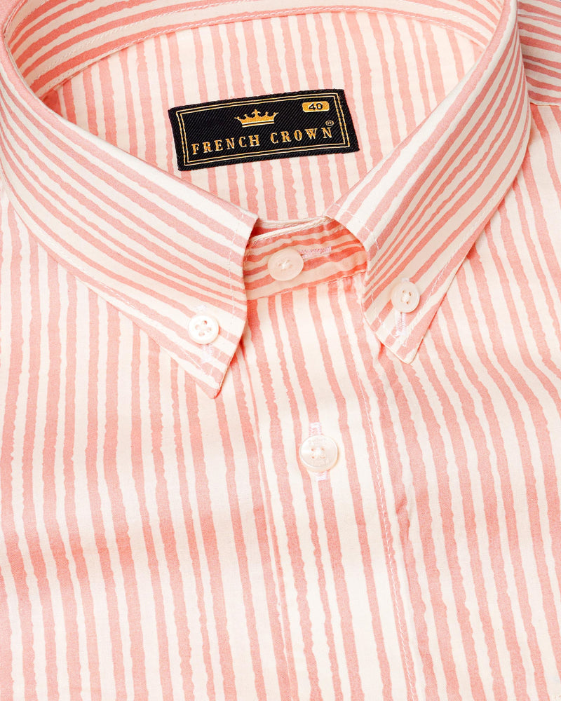 Zinnwaldite Peach with Seashell Beige Pin Striped Premium Cotton Shirt 7694-BD-38,7694-BD-38,7694-BD-39,7694-BD-39,7694-BD-40,7694-BD-40,7694-BD-42,7694-BD-42,7694-BD-44,7694-BD-44,7694-BD-46,7694-BD-46,7694-BD-48,7694-BD-48,7694-BD-50,7694-BD-50,7694-BD-52,7694-BD-52