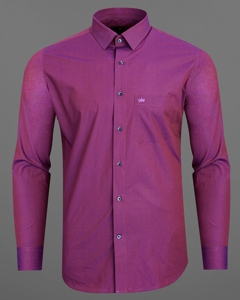 Byzantium Purple Chambray Textured Two-Tone Premium Cotton Shirt 7697-BLE-38,7697-BLE-38,7697-BLE-39,7697-BLE-39,7697-BLE-40,7697-BLE-40,7697-BLE-42,7697-BLE-42,7697-BLE-44,7697-BLE-44,7697-BLE-46,7697-BLE-46,7697-BLE-48,7697-BLE-48,7697-BLE-50,7697-BLE-50,7697-BLE-52,7697-BLE-52