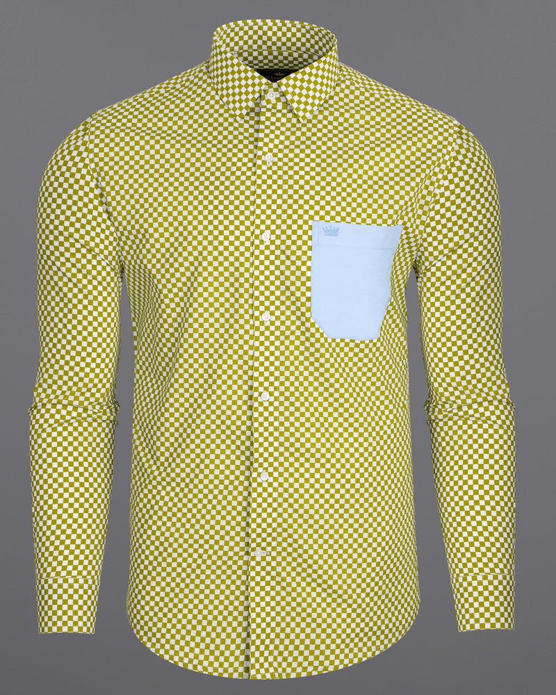 Alpine Olive Green and Bright White Checked Premium Cotton Designer Shirt 7702-P310-38,7702-P310-38,7702-P310-39,7702-P310-39,7702-P310-40,7702-P310-40,7702-P310-42,7702-P310-42,7702-P310-44,7702-P310-44,7702-P310-46,7702-P310-46,7702-P310-48,7702-P310-48,7702-P310-50,7702-P310-50,7702-P310-52,7702-P310-52