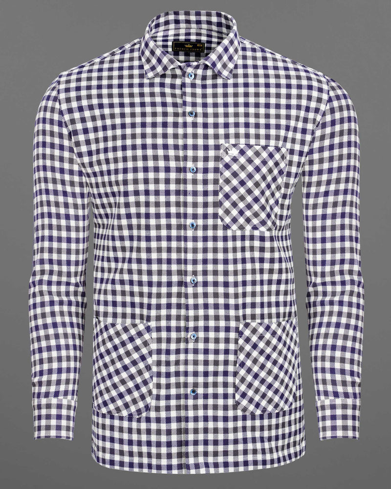 Cloud Burst Navy Blue and White Gingham Heavyweight Twill Premium Cotton Designer Over Shirt 7706-OS-P180-38,7706-OS-P180-38,7706-OS-P180-39,7706-OS-P180-39,7706-OS-P180-40,7706-OS-P180-40,7706-OS-P180-42,7706-OS-P180-42,7706-OS-P180-44,7706-OS-P180-44,7706-OS-P180-46,7706-OS-P180-46,7706-OS-P180-48,7706-OS-P180-48,7706-OS-P180-50,7706-OS-P180-50,7706-OS-P180-52,7706-OS-P180-52