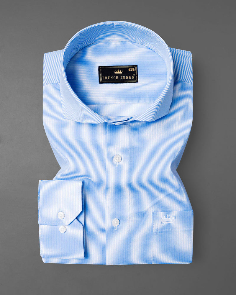 Carolina Blue Pin Striped Premium Cotton Shirt 7709-CA-38,7709-CA-38,7709-CA-39,7709-CA-39,7709-CA-40,7709-CA-40,7709-CA-42,7709-CA-42,7709-CA-44,7709-CA-44,7709-CA-46,7709-CA-46,7709-CA-48,7709-CA-48,7709-CA-50,7709-CA-50,7709-CA-52,7709-CA-52