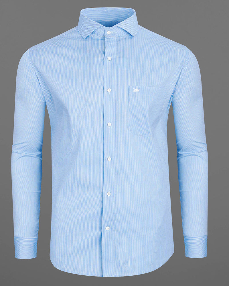 Carolina Blue Pin Striped Premium Cotton Shirt 7709-CA-38,7709-CA-38,7709-CA-39,7709-CA-39,7709-CA-40,7709-CA-40,7709-CA-42,7709-CA-42,7709-CA-44,7709-CA-44,7709-CA-46,7709-CA-46,7709-CA-48,7709-CA-48,7709-CA-50,7709-CA-50,7709-CA-52,7709-CA-52