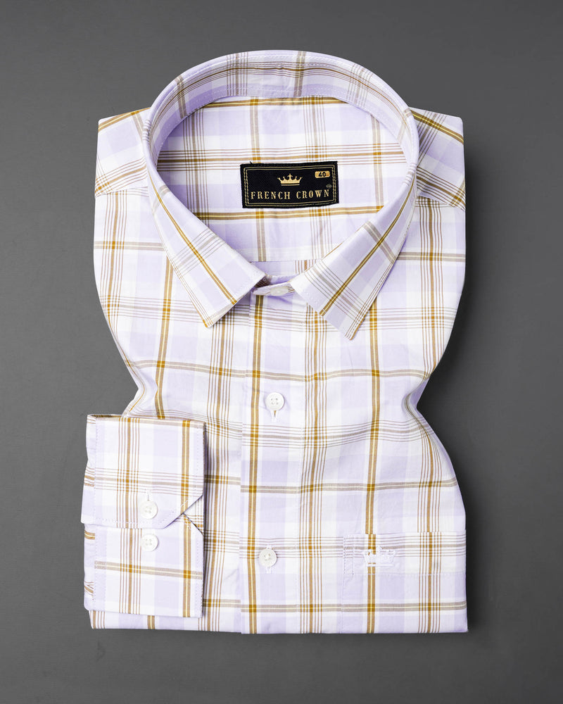 Mischka Light Violet and White Plaid Premium Cotton Shirt 7755-38,7755-38,7755-39,7755-39,7755-40,7755-40,7755-42,7755-42,7755-44,7755-44,7755-46,7755-46,7755-48,7755-48,7755-50,7755-50,7755-52,7755-52