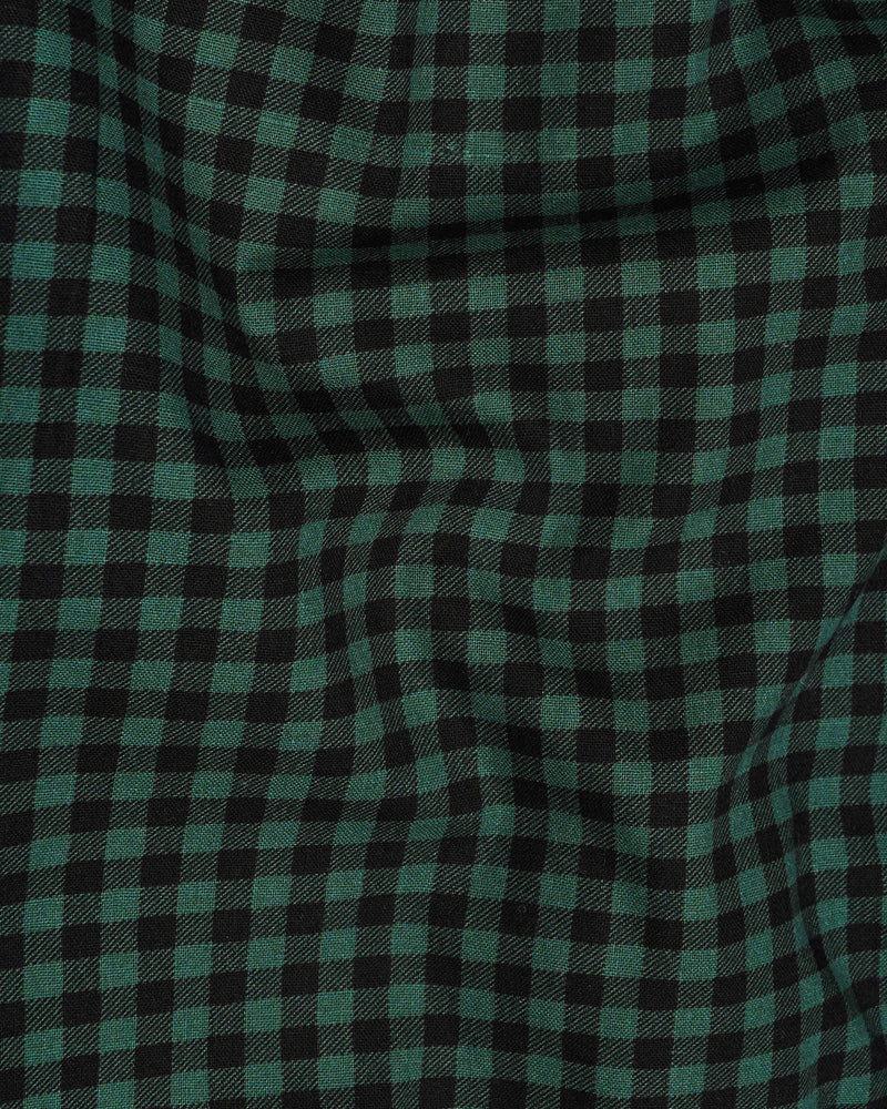 Outer Space Green With Back Gingham Checkered Twill Premium Cotton Shirt 7761-BD-BLK-38,7761-BD-BLK-38,7761-BD-BLK-39,7761-BD-BLK-39,7761-BD-BLK-40,7761-BD-BLK-40,7761-BD-BLK-42,7761-BD-BLK-42,7761-BD-BLK-44,7761-BD-BLK-44,7761-BD-BLK-46,7761-BD-BLK-46,7761-BD-BLK-48,7761-BD-BLK-48,7761-BD-BLK-50,7761-BD-BLK-50,7761-BD-BLK-52,7761-BD-BLK-52 