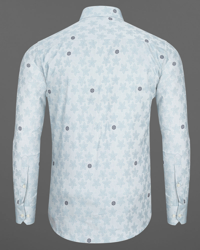 Mischka Blue Floral Jacquard Textured Premium Giza Cotton Shirt 7762-38,7762-38,7762-39,7762-39,7762-40,7762-40,7762-42,7762-42,7762-44,7762-44,7762-46,7762-46,7762-48,7762-48,7762-50,7762-50,7762-52,7762-52