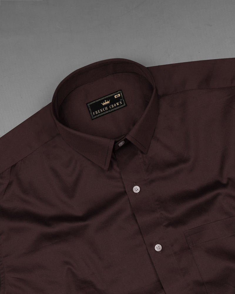 Eclipse Brown Super Soft Premium Cotton Shirt 7780-38,7780-38,7780-39,7780-39,7780-40,7780-40,7780-42,7780-42,7780-44,7780-44,7780-46,7780-46,7780-48,7780-48,7780-50,7780-50,7780-52,7780-52