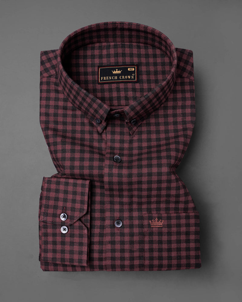 Old Mauve Brown and Black Gingham Checkered Twill Premium Cotton Shirt 7785-BD-BLK-38,7785-BD-BLK-38,7785-BD-BLK-39,7785-BD-BLK-39,7785-BD-BLK-40,7785-BD-BLK-40,7785-BD-BLK-42,7785-BD-BLK-42,7785-BD-BLK-44,7785-BD-BLK-44,7785-BD-BLK-46,7785-BD-BLK-46,7785-BD-BLK-48,7785-BD-BLK-48,7785-BD-BLK-50,7785-BD-BLK-50,7785-BD-BLK-52,7785-BD-BLK-52