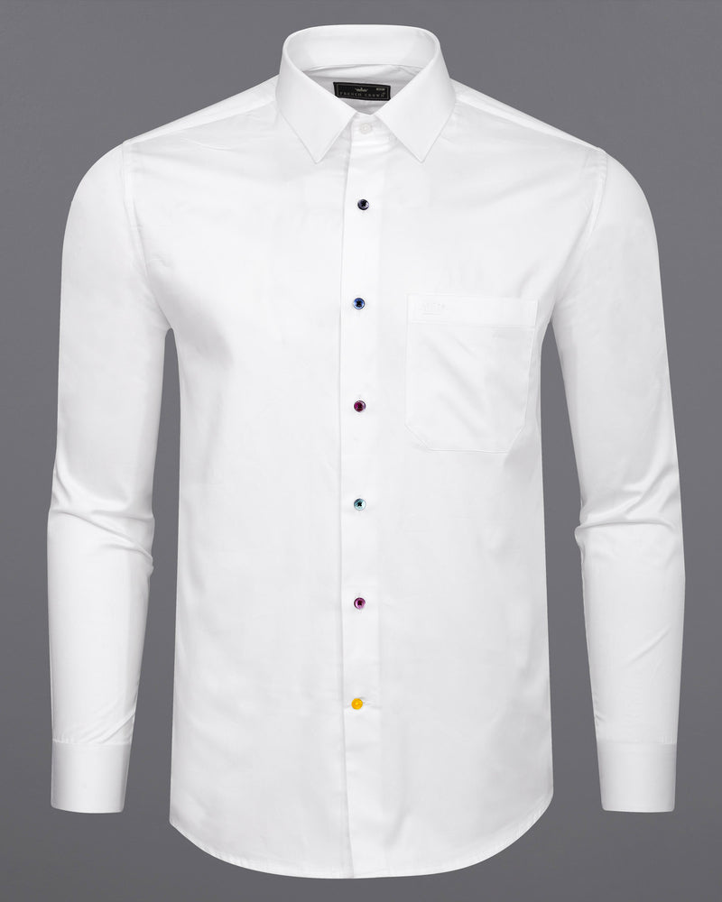 Bright White Colorful Buttons Super Soft Premium Cotton Shirt 7789-MCB-38,7789-MCB-38,7789-MCB-39,7789-MCB-39,7789-MCB-40,7789-MCB-40,7789-MCB-42,7789-MCB-42,7789-MCB-44,7789-MCB-44,7789-MCB-46,7789-MCB-46,7789-MCB-48,7789-MCB-48,7789-MCB-50,7789-MCB-50,7789-MCB-52,7789-MCB-52