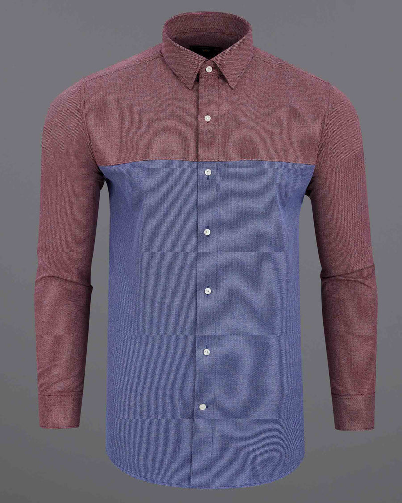 Marguerite Blue and Flamingo Brown Dobby Textured Premium Giza Cotton Designer Shirt 7795-P146-38,7795-P146-38,7795-P146-39,7795-P146-39,7795-P146-40,7795-P146-40,7795-P146-42,7795-P146-42,7795-P146-44,7795-P146-44,7795-P146-46,7795-P146-46,7795-P146-48,7795-P146-48,7795-P146-50,7795-P146-50,7795-P146-52,7795-P146-52