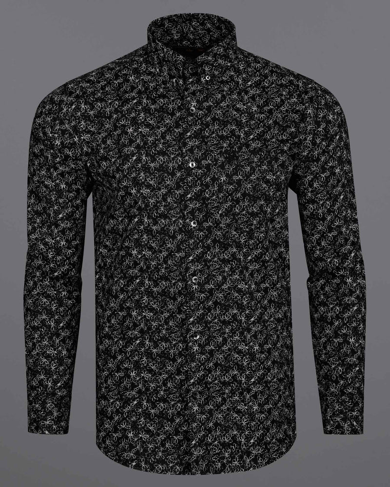 Jade Black And Bright White Floral Dobby Textured Premium Giza Cotton Shirt 7809-BD-BLK-38,7809-BD-BLK-38,7809-BD-BLK-39,7809-BD-BLK-39,7809-BD-BLK-40,7809-BD-BLK-40,7809-BD-BLK-42,7809-BD-BLK-42,7809-BD-BLK-44,7809-BD-BLK-44,7809-BD-BLK-46,7809-BD-BLK-46,7809-BD-BLK-48,7809-BD-BLK-48,7809-BD-BLK-50,7809-BD-BLK-50,7809-BD-BLK-52,7809-BD-BLK-52