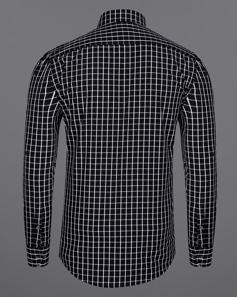 Jade Black Windowpane Premium Cotton Shirt 7842-BLK-38,7842-BLK-38,7842-BLK-39,7842-BLK-39,7842-BLK-40,7842-BLK-40,7842-BLK-42,7842-BLK-42,7842-BLK-44,7842-BLK-44,7842-BLK-46,7842-BLK-46,7842-BLK-48,7842-BLK-48,7842-BLK-50,7842-BLK-50,7842-BLK-52,7842-BLK-52