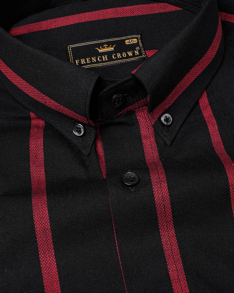 Jade Black and Valencia Pink Striped Dobby Textured Premium Giza Cotton Shirt 7849-BD-BLK-38,7849-BD-BLK-38,7849-BD-BLK-39,7849-BD-BLK-39,7849-BD-BLK-40,7849-BD-BLK-40,7849-BD-BLK-42,7849-BD-BLK-42,7849-BD-BLK-44,7849-BD-BLK-44,7849-BD-BLK-46,7849-BD-BLK-46,7849-BD-BLK-48,7849-BD-BLK-48,7849-BD-BLK-50,7849-BD-BLK-50,7849-BD-BLK-52,7849-BD-BLK-52