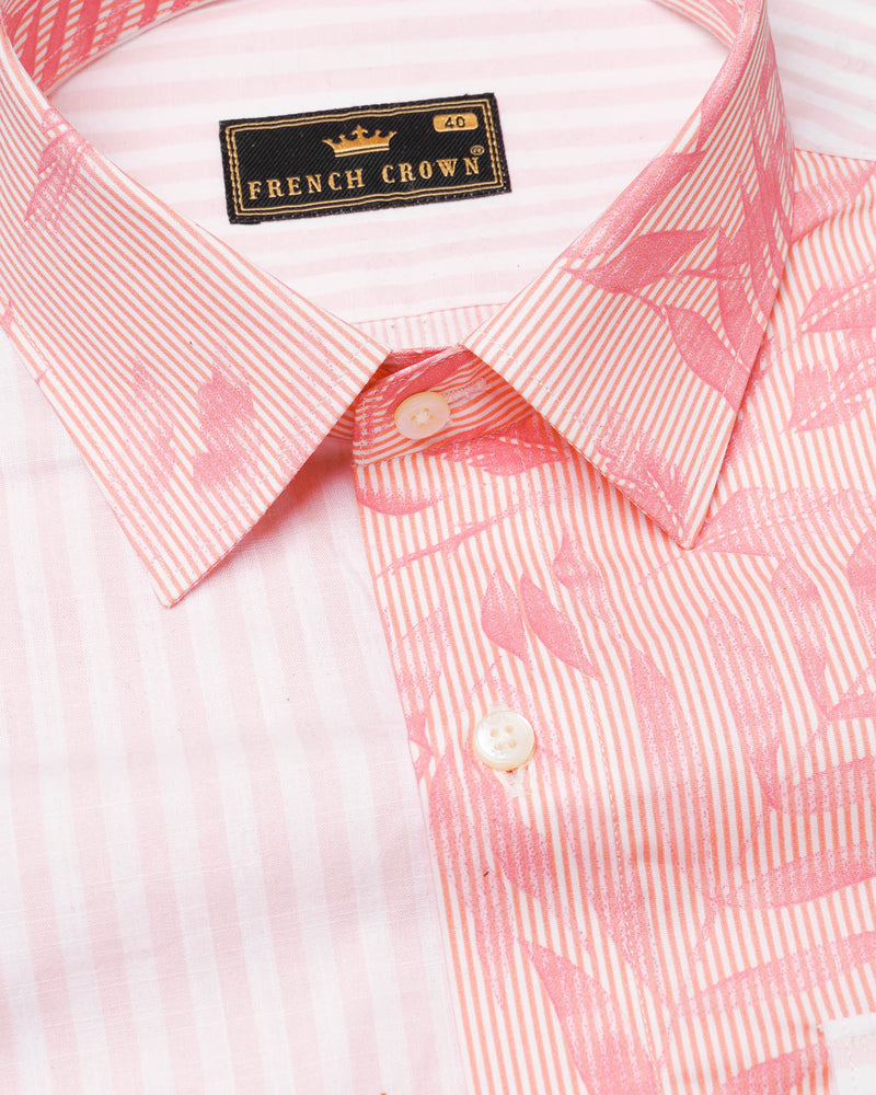 Salmon Peach Leaves Printed Premium Cotton Designer Shirt 7862-P147 -38,7862-P147 -H-38,7862-P147 -39,7862-P147 -H-39,7862-P147 -40,7862-P147 -H-40,7862-P147 -42,7862-P147 -H-42,7862-P147 -44,7862-P147 -H-44,7862-P147 -46,7862-P147 -H-46,7862-P147 -48,7862-P147 -H-48,7862-P147 -50,7862-P147 -H-50,7862-P147 -52,7862-P147 -H-52