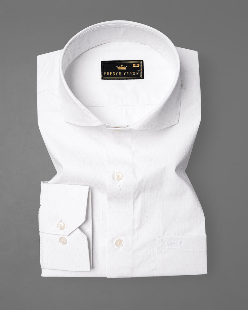 Bright White Dobby Textured Premium Giza Cotton Shirt 7869-CA -38,7869-CA -H-38,7869-CA -39,7869-CA -H-39,7869-CA -40,7869-CA -H-40,7869-CA -42,7869-CA -H-42,7869-CA -44,7869-CA -H-44,7869-CA -46,7869-CA -H-46,7869-CA -48,7869-CA -H-48,7869-CA -50,7869-CA -H-50,7869-CA -52,7869-CA -H-52