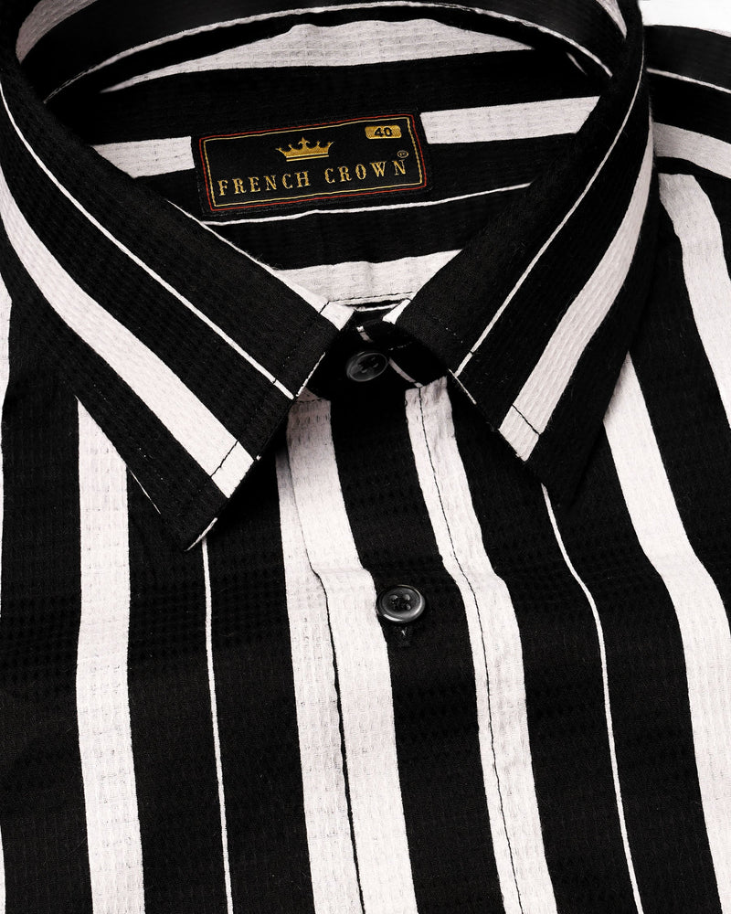 Jade Black and Gainsboro off White Striped Dobby Textured Premium Giza Cotton Shirt 7879-BLK -38,7879-BLK -H-38,7879-BLK -39,7879-BLK -H-39,7879-BLK -40,7879-BLK -H-40,7879-BLK -42,7879-BLK -H-42,7879-BLK -44,7879-BLK -H-44,7879-BLK -46,7879-BLK -H-46,7879-BLK -48,7879-BLK -H-48,7879-BLK -50,7879-BLK -H-50,7879-BLK -52,7879-BLK -H-52