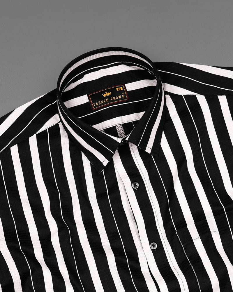 Jade Black and Gainsboro off White Striped Dobby Textured Premium Giza Cotton Shirt 7879-BLK -38,7879-BLK -H-38,7879-BLK -39,7879-BLK -H-39,7879-BLK -40,7879-BLK -H-40,7879-BLK -42,7879-BLK -H-42,7879-BLK -44,7879-BLK -H-44,7879-BLK -46,7879-BLK -H-46,7879-BLK -48,7879-BLK -H-48,7879-BLK -50,7879-BLK -H-50,7879-BLK -52,7879-BLK -H-52