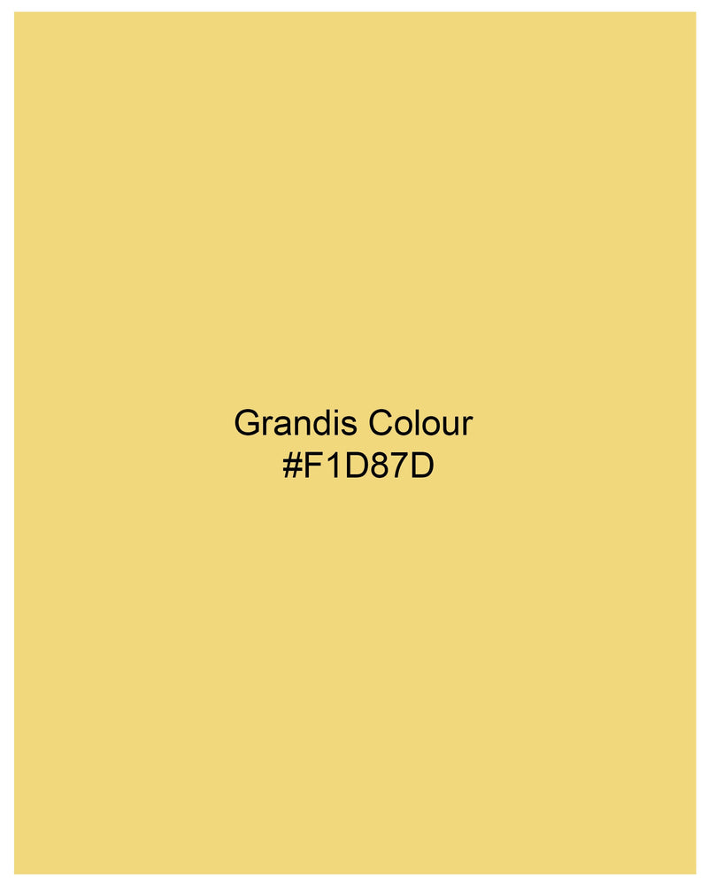 Grandis Yellow Luxurious Linen Shirt