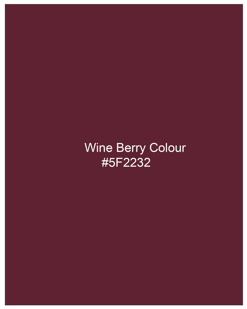 Wine Berry Luxurious Linen Shirt