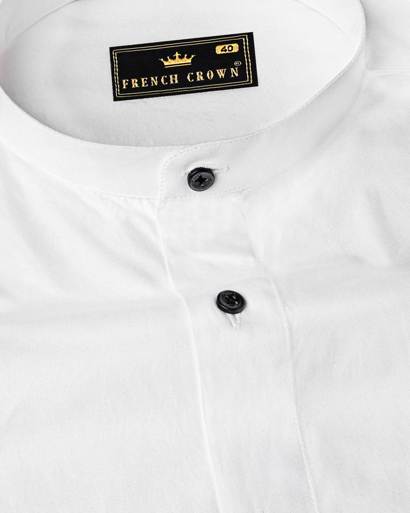 Bright White Premium Cotton Shirt