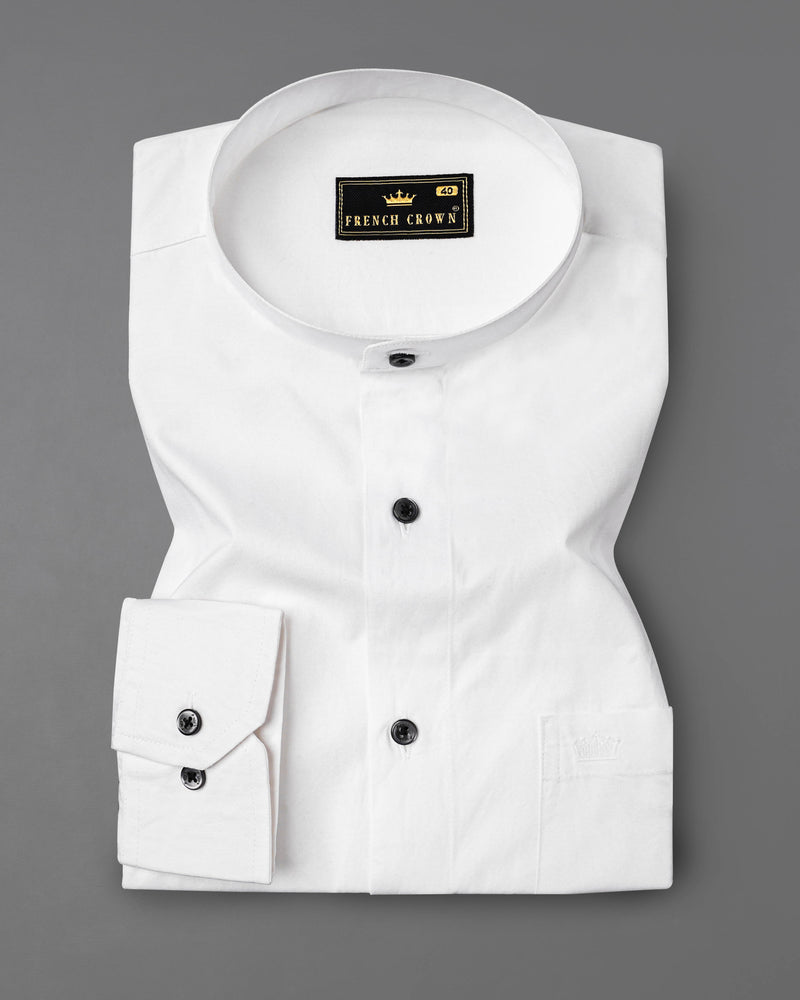 Bright White Premium Cotton Shirt