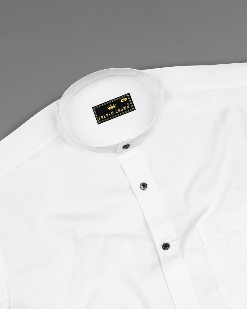 Bright White Premium Cotton Shirt