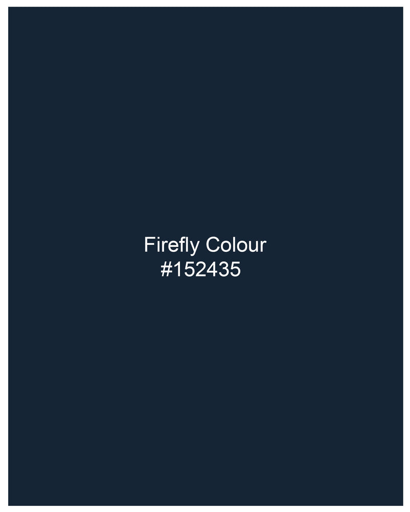 Firefly Navy Blue Premium Cotton Shirt