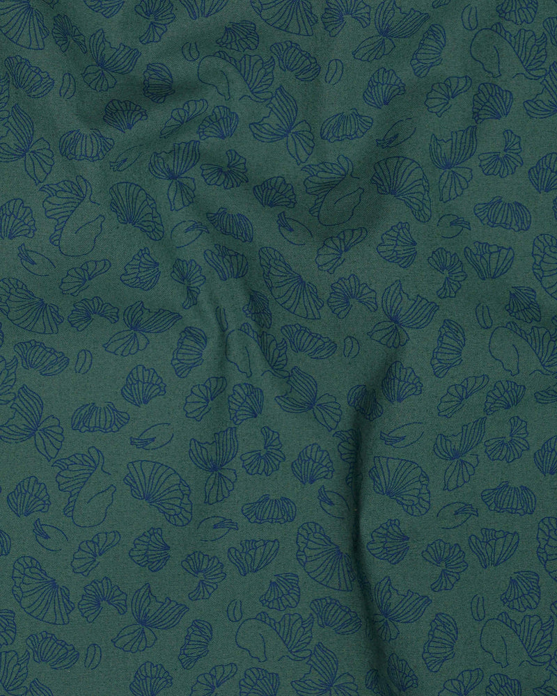 Limed Spruce Sea Green With Floral Printed Premium Cotton Shirt 8076-BLE-38,8076-BLE-38,8076-BLE-39,8076-BLE-39,8076-BLE-40,8076-BLE-40,8076-BLE-42,8076-BLE-42,8076-BLE-44,8076-BLE-44,8076-BLE-46,8076-BLE-46,8076-BLE-48,8076-BLE-48,8076-BLE-50,8076-BLE-50,8076-BLE-52,8076-BLE-52